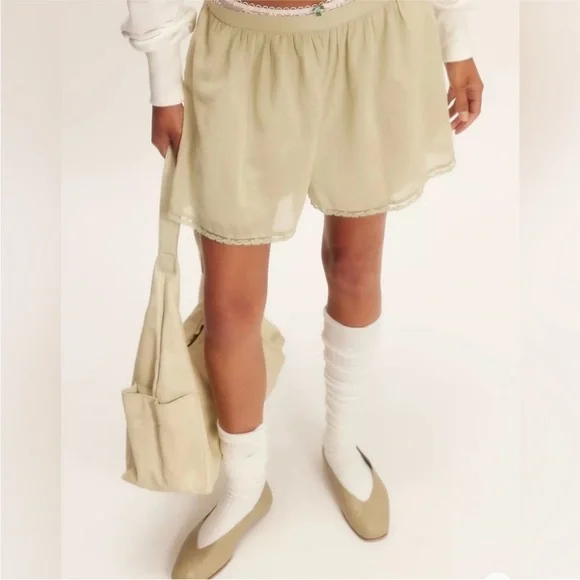 NWT Free People Viola Over The Knee Socks, Ivory - Picture 3 of 9